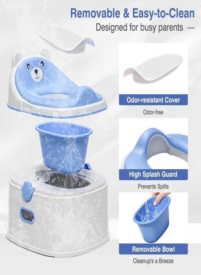 MoreFeel 3-in-1 Toddler Potty Training Toilet for Boys & Girls - Convertible Potty Chair with Step Stool for Toddlers 1-3, Anti-Slip Design Toddler Toilet Seat - Removable & Easy to Clean - Image 5