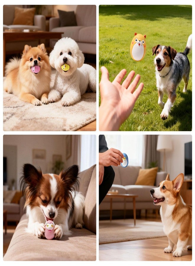 SCHITEC Squeaky Puppy Toys, Interactive Animal Dog Toy Pack, Cute Latex Rubber Squeak Pet Balls for Puppies Mini Small Breed Dogs - Image 5