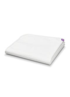 Snuz Kot Waterproof Mattress Protector, Super Soft And Absorbent, Barrier Against Dust Mites, Infant And Baby Toddler, Size 118X68 Cm - White  - Image 2