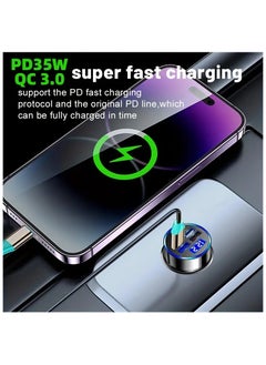 Generic USB C Car Charger, 35W PowerDrive PD + QC 3.0 Car Adapter With 20W PD Port For iPad, iPhone 15W Fast Charge Port For Samsung  - Image 5