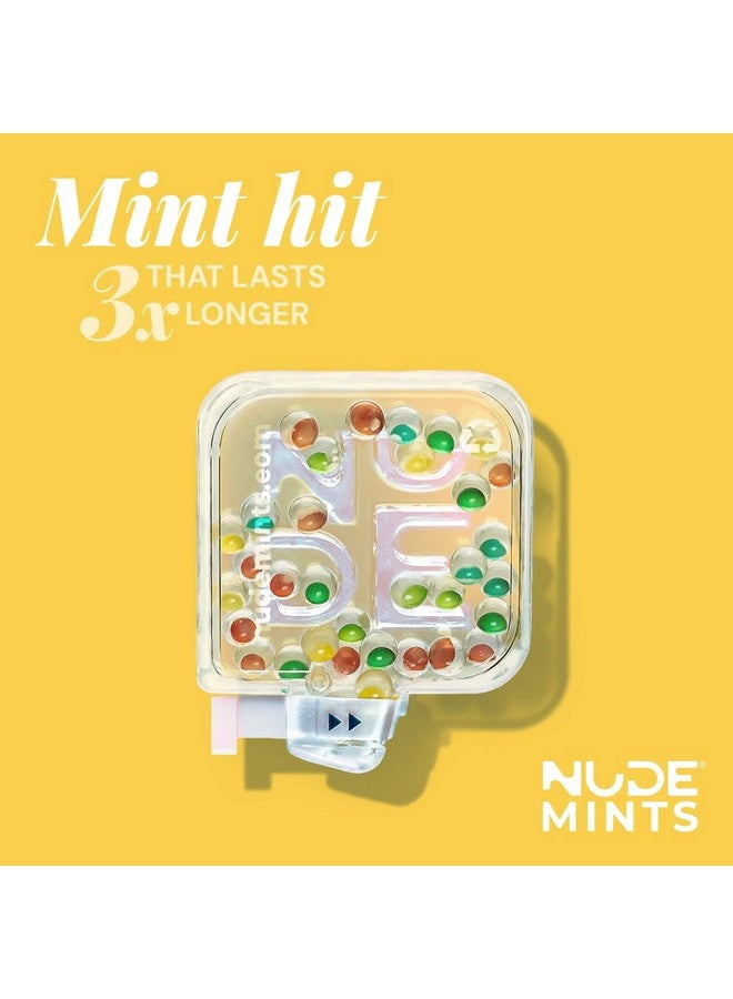 NUDE NUDE MINTS | Dual Action Liquid Capsules | Mouth Watering Mint - Lasts 3X Longer - 3X Stronger - Extreme Bad Breath Treatment For Adults - Sugar Free, 0 Calorie - Variety - 5 Pack - 150 Capsules - Image 2