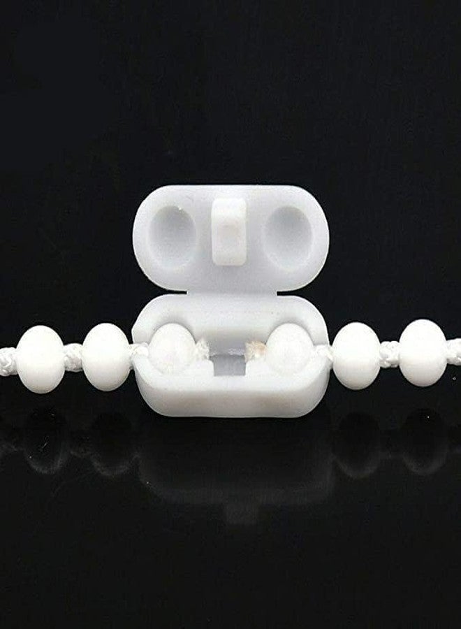 GANPUB 30Pcs White Ball Chain Connectors for Hunter Douglas Blinds Parts，Ball and Bead Chains Blinds and Shades Parts - Image 4