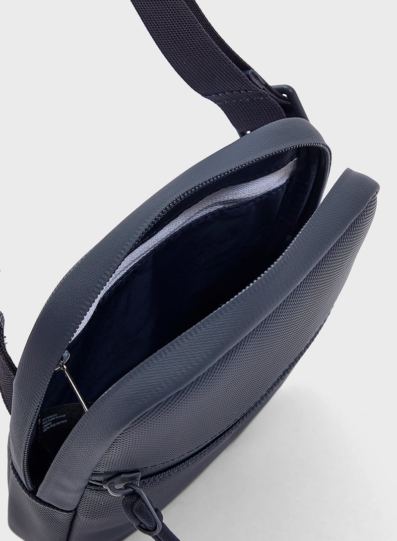LACOSTE Logo Zip Over Crossbody  - Image 5
