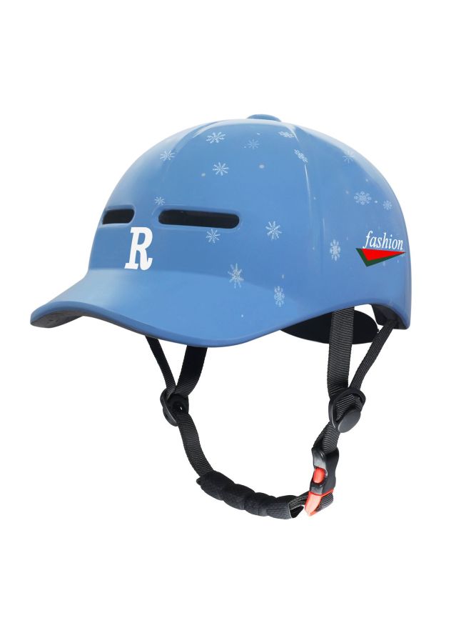 new Style Bright Blue Bicycle Helmets For Men And Women, Ultra-light Peaked Caps, Electric Bicycle Helmets, New One-piece Summer Sun Hats