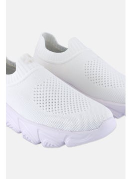RBX Women Slip On Training Shoes, White  - Image 3