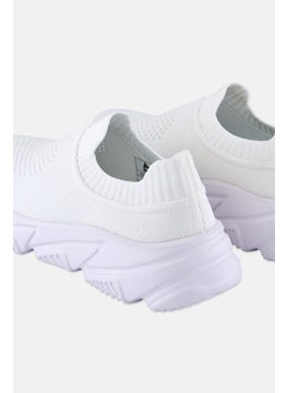 RBX Women Slip On Training Shoes, White  - Image 2