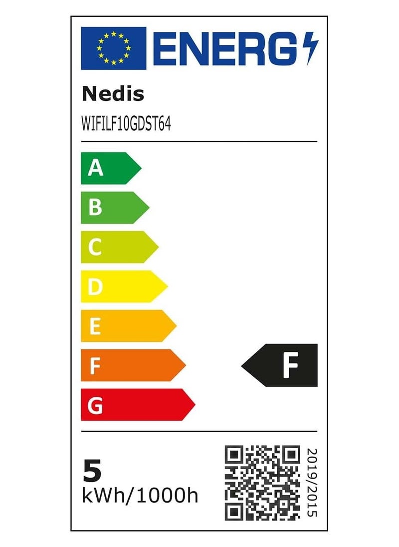 NEDIS Nedis 5 W E27 500 Luminous SmartLife LED Filament Bulb with Wi-Fi  - Image 3