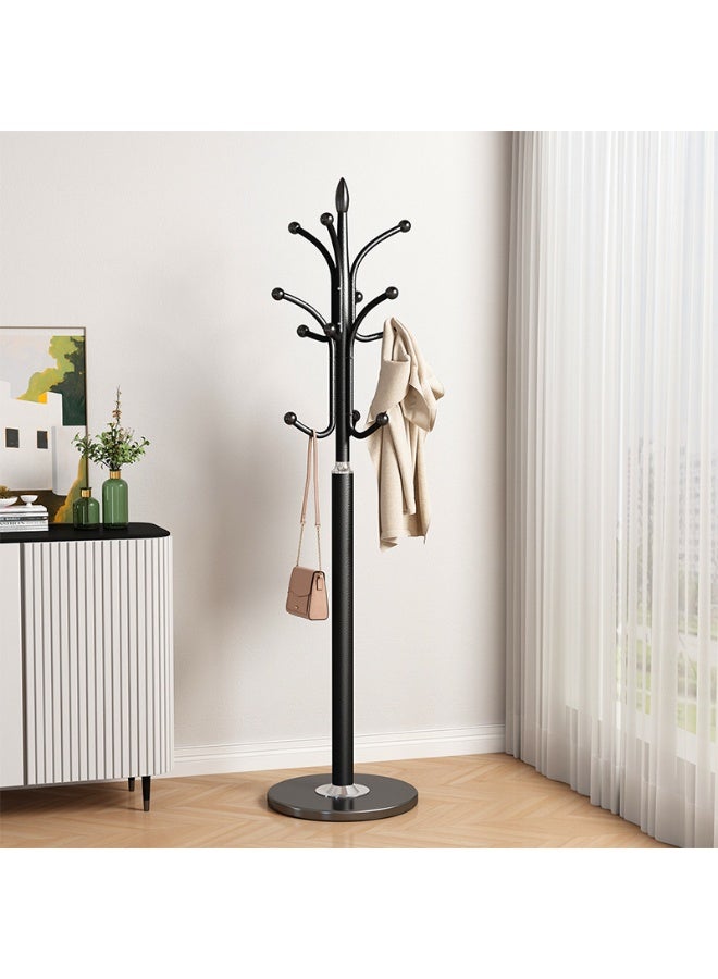 POWER Sturdy metal coat rack with 12 hooks, suitable for hallways, living rooms, and offices - a sturdy metal structure, space-saving coat rack for hanging coats, hats, bags, and scarves. - Image 4