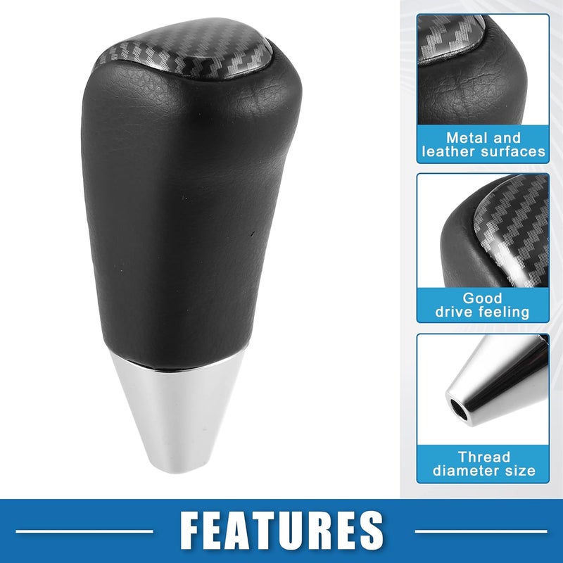 A ABSOPRO Gear Stick Shift Knob for Toyota Land Cruiser, 4Runner, and Tundra - Carbon Fiber Pattern Black - Image 3