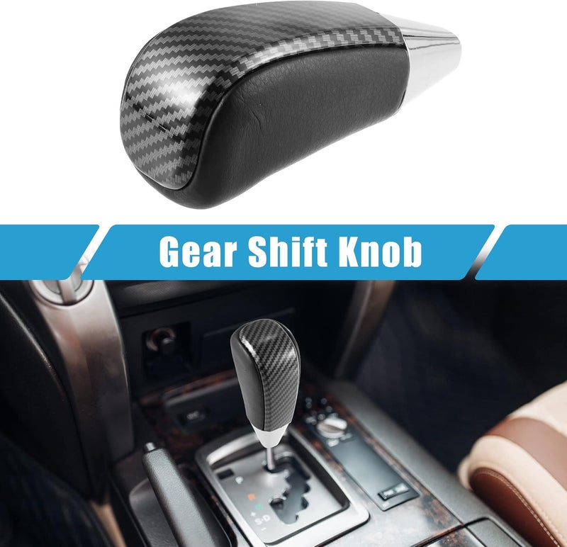 A ABSOPRO Gear Stick Shift Knob for Toyota Land Cruiser, 4Runner, and Tundra - Carbon Fiber Pattern Black - Image 2