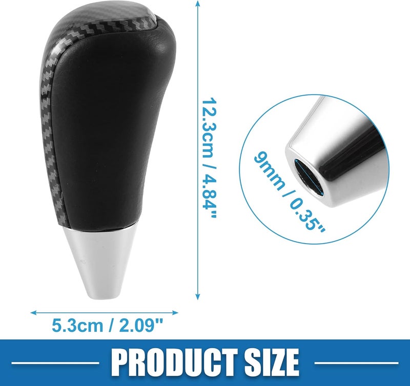 A ABSOPRO Gear Stick Shift Knob for Toyota Land Cruiser, 4Runner, and Tundra - Carbon Fiber Pattern Black - Image 4