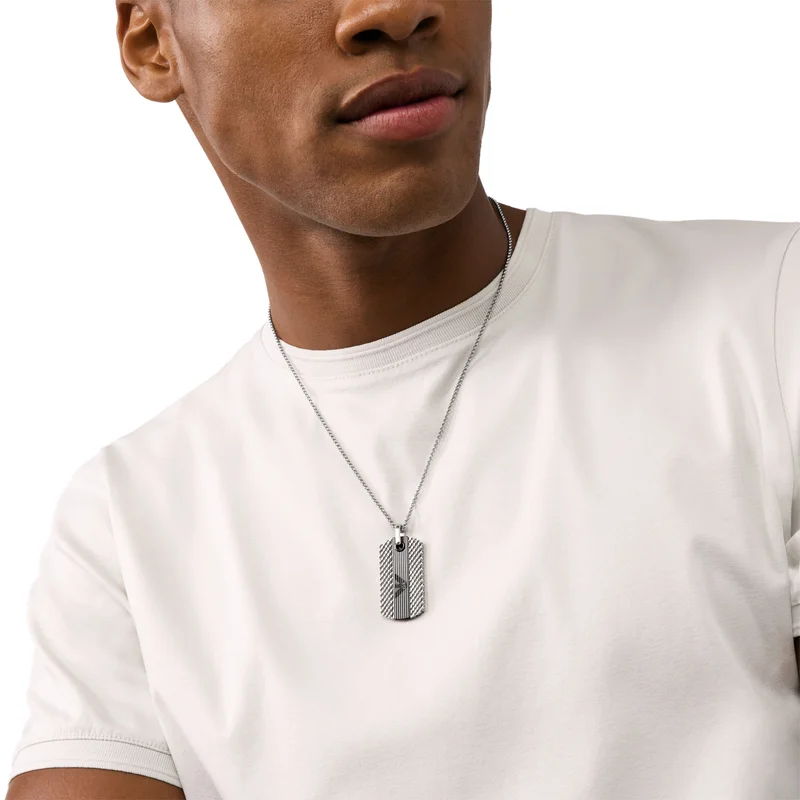 EMPORIO ARMANI Egs3149040 Eagle Logo Necklaces