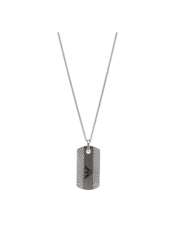 امبوريو ارماني Egs3149040 Eagle Logo Necklaces