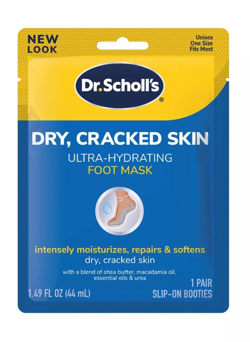 Dr. Scholl's Dr. Scholl's Dry-Cracked Skin-Ultra Hydrating Foot Mask 1.49Fl Oz 1 pair  - Image 1