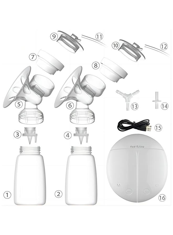 HALAMODO Wearable, Hands-Free, Upgraded, Portable Electric Double Breast Pumps With Low Noise, High Temperature Resistant - Image 3