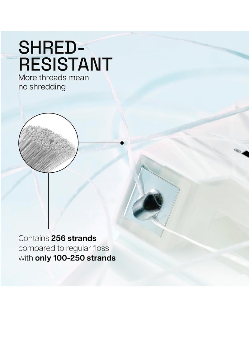 REACH REACH Waxed Dental Floss,Unflavored, Plaque Remover for Teeth, Shred Resistant, Floss Slides Smoothly, Easy to Use, Waxed, Deep Cleaning Teeth, Oral Care, PFAS Free, for Adults & Kids, 1 Pack, 55 yd - Image 3