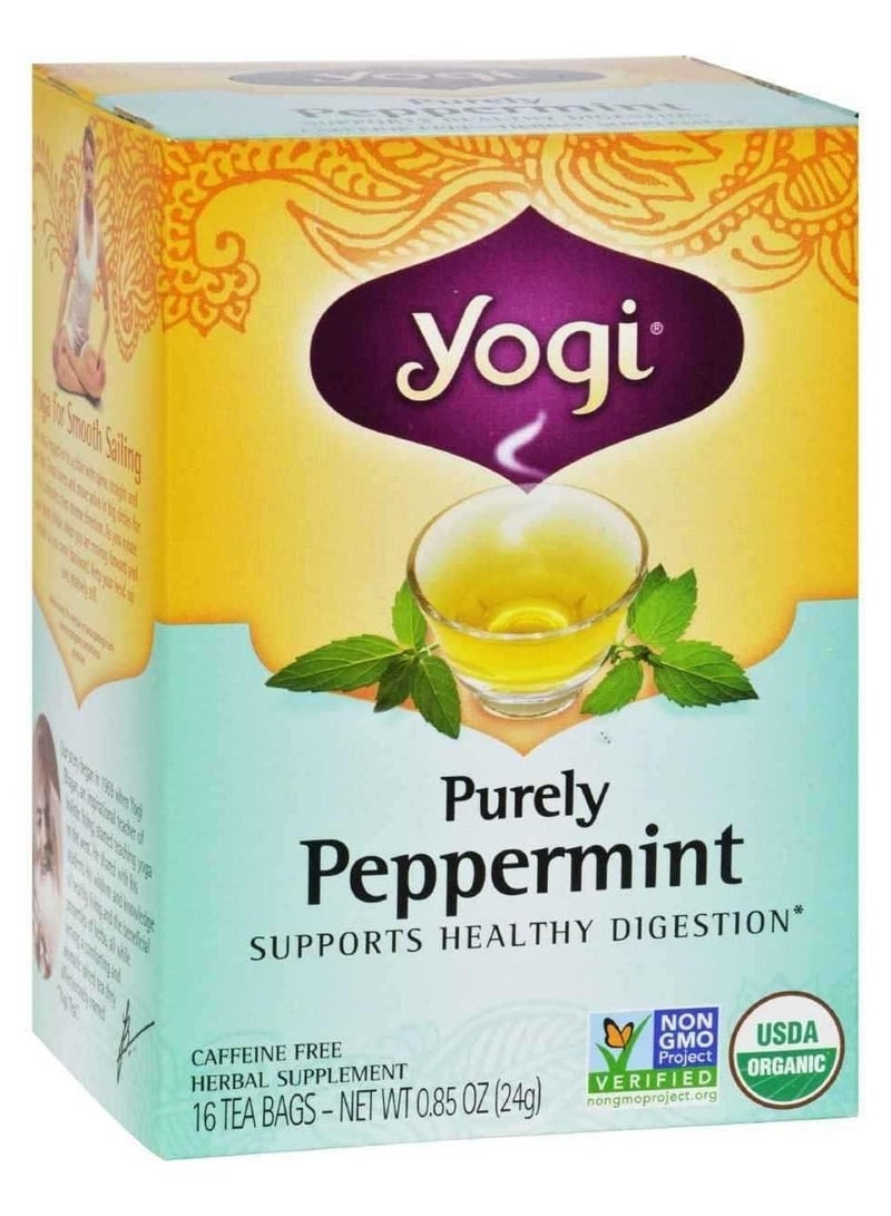 يوغي تي، شاي بالنعناع النقي، 24 جرام