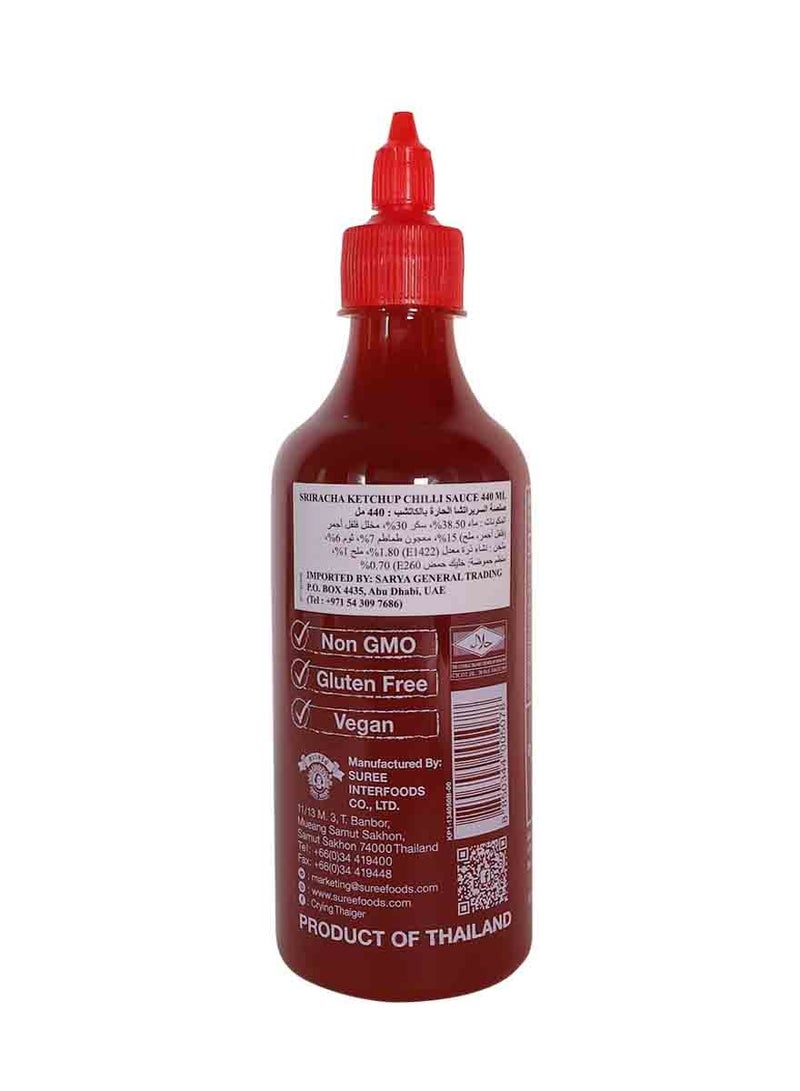 Suree Crying Thaiger Sriracha Ketchup 440ml - Image 3