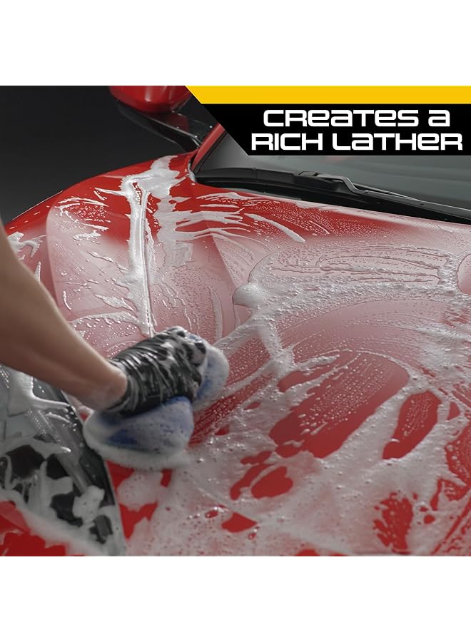 فورمولا 1 غسول وشمع كارنوبا للسيارات يزيل الأوساخ والغبار، ويحمي ويلمع، 64 أونصة، 615032، ارتفاع 12.6 سم × عرض 26 سم × عمق 9.2 سم - Image 3