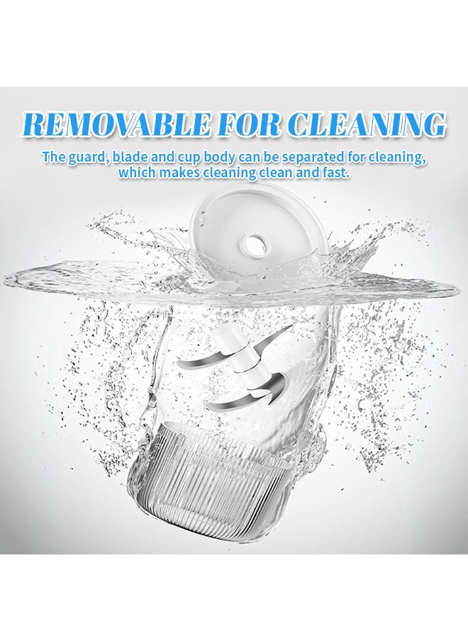 300ml Electric Food Chopper, Vegetable Chopper with 6 Blades, Perfect for Cutting Vegetables, Fruits and Nuts