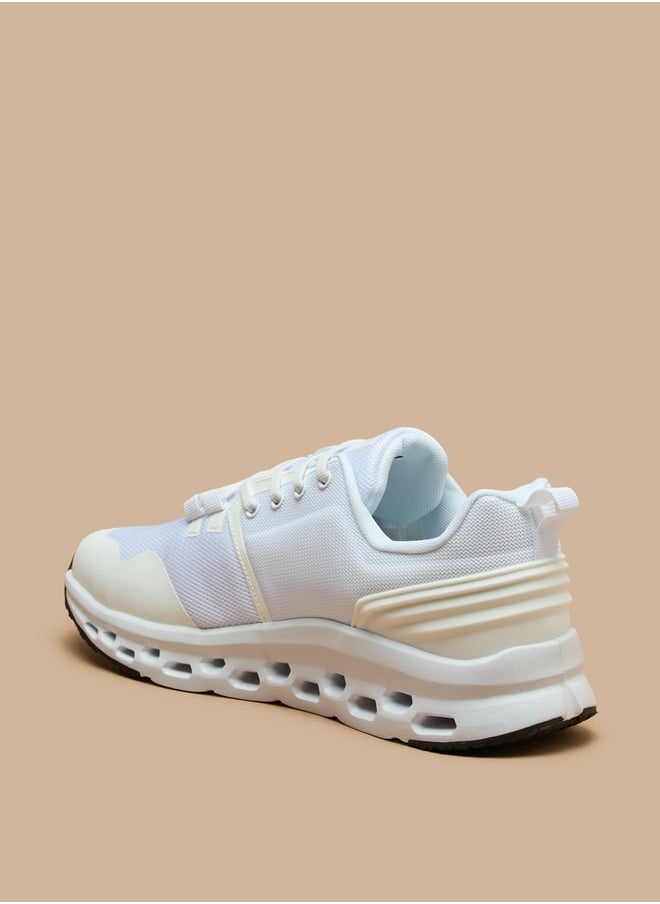 Lee Cooper Men's Monotone Low Ankle Sneakers with Lace-Up Closure  - Image 2