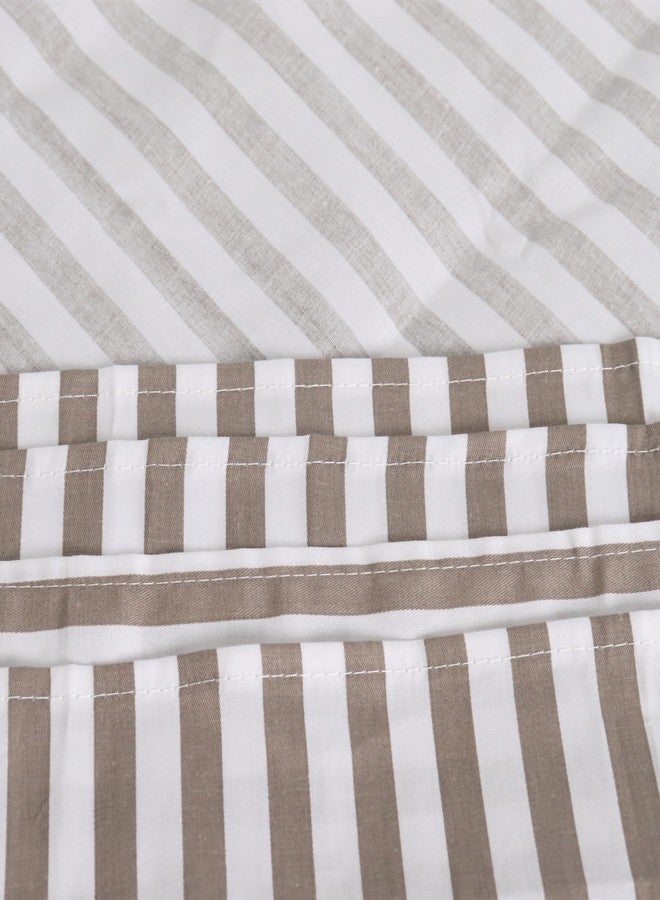 WBYCOTBED Striped Cloth Napkins Set of 6 Pure Cotton Wedding Dinner Napkins for Holiday Daily Wedding Uses Washable Napkins 18" x 18" - Image 3