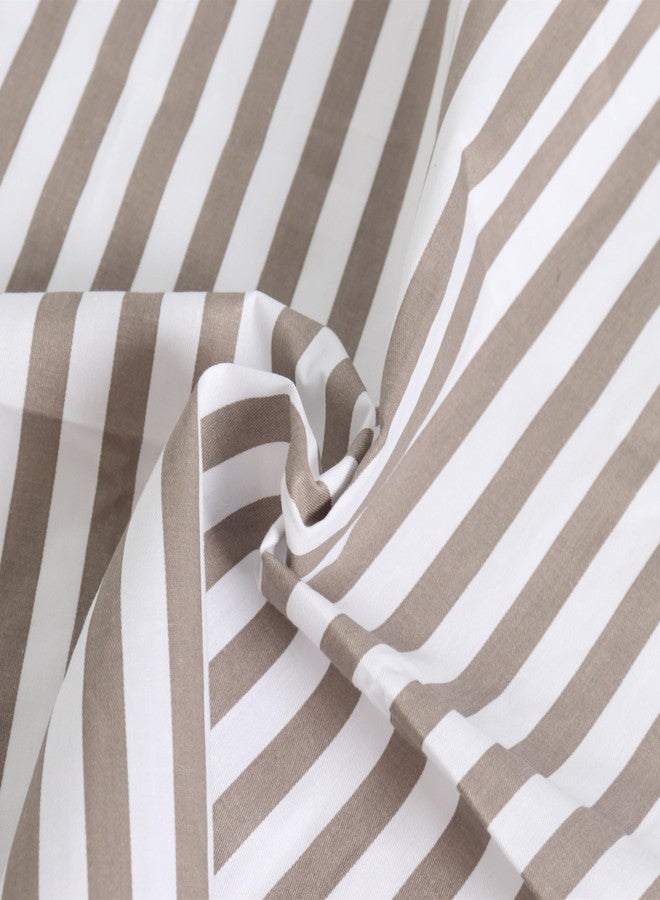 WBYCOTBED Striped Cloth Napkins Set of 6 Pure Cotton Wedding Dinner Napkins for Holiday Daily Wedding Uses Washable Napkins 18" x 18" - Image 2