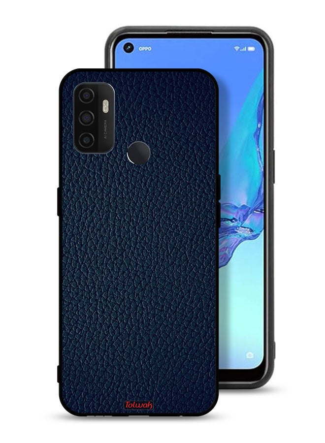 Tolwak Oppo A53s Protective Case Cover Leather Pattern - Image 1