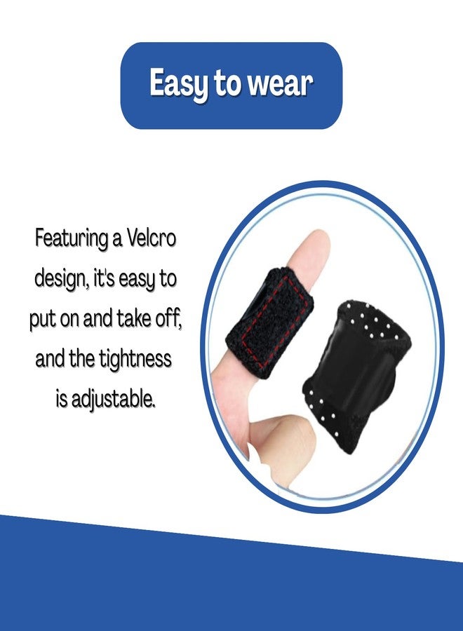 BendJoy® 2Pcs Finger Splint for Little Finger and Thumb Protection Breathable Design | Adjustable Support | Child Size | Pain Relief | Secure Fit - Image 5