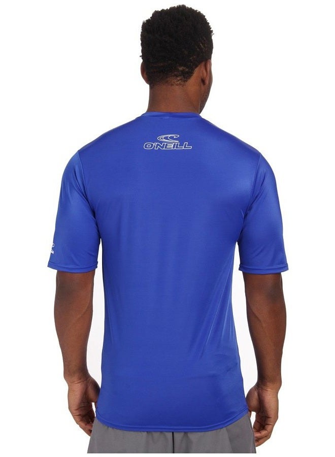 O'NEILL Men's Basic Skins UPF 50+ Short Sleeve Sun Shirt,Pacific,X-Large - Image 2