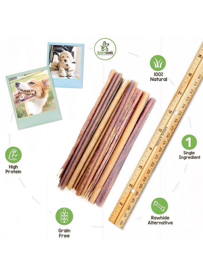 طبيعة عصي تنمر رفيعة للكلاب 5-6 بوصات (8 أونصة) - سمك مختلط - تدوم طويلاً للكلاب الصغيرة والجراء - عظام مضغ رقيقة طبيعية للكلاب - خالية من الجلد الخام - Image 3