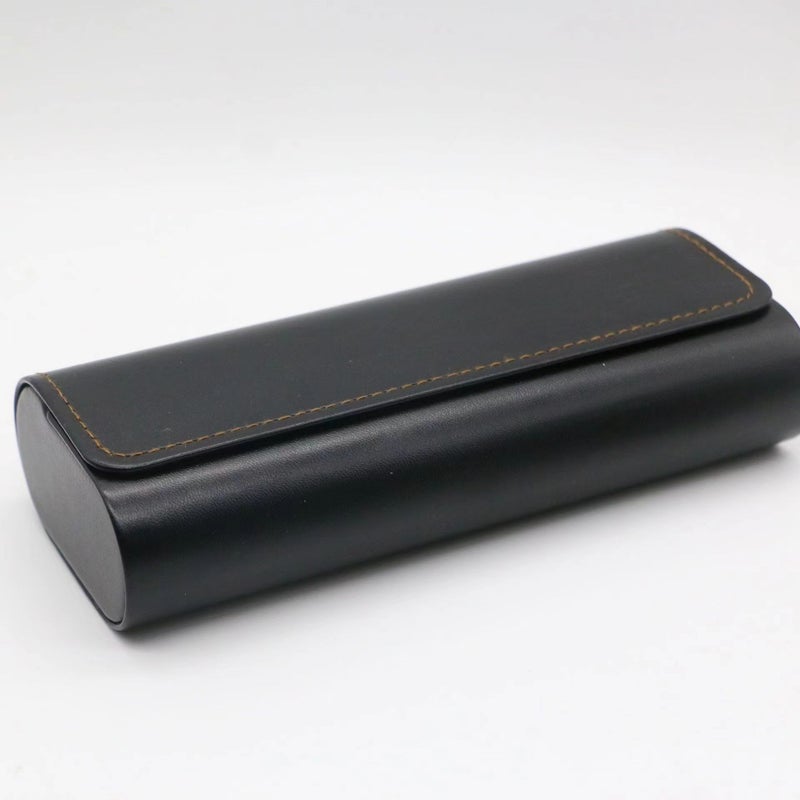 Anti-Pressure Handmade Pu Sunglasses Case, Anti-Fall, Portable Set For Men And Women, Suitable For Prescription Sunglasses, Storage For Sunglasses - Image 1