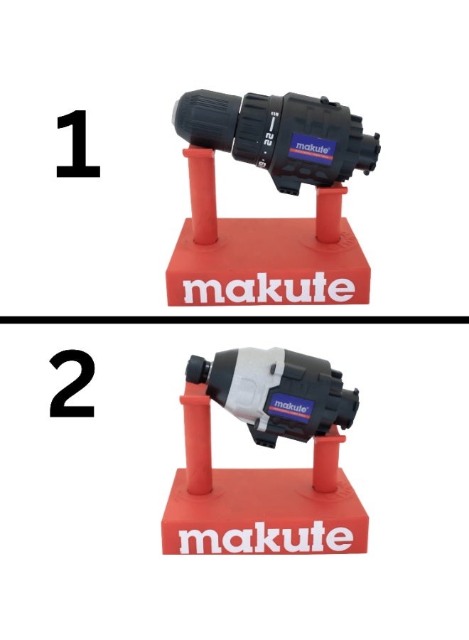 makute 12 in 1 Multifunctional Cordless Tool Set with 20V 4.0Ah Battery, Fast Charger & Carry Bag for Home, Workshop & Garden Use – Model P12-DC01-2B - Image 3