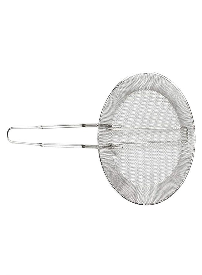 TrueCraftware- 10" Round Fine Mesh Culinary Basket Nickel Plated with 9-1/8" Handle Length- Kitchen Frying Basket Food Strainer Skimmer Strainer for Cooking Home Kitchen Restaurants - Image 5