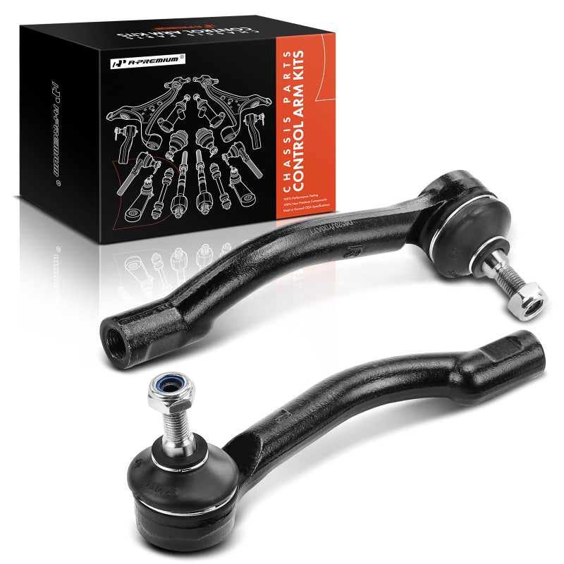 A-Premium APremium 2 x Front Outer Tie Rod Ends Compatible with Nissan Rogue 20082013 Rogue Select 20142015