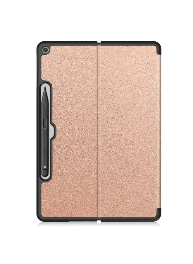 عام غطاء مايكروسوفت سيرفيس برو 12 (2025) مقاس 12 بوصة، غطاء جلدي PU خفيف الوزن مقاوم للسقوط والصدمات مع حامل واقي. - Image 4