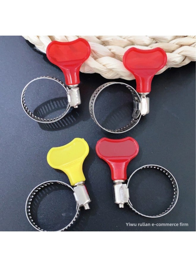 One Yuan Hose Clamp Plastic Handle Hose Clamp Gas Pipe Clamp Pipe Clamp One Yuan Shop Stall-Specification Model:100 Pcs/pack  - Image 2