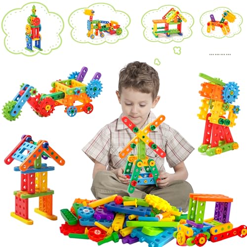KUTOI Screw Building Blocks 92 Pcs Kids Games Sensory Construction Toy STEM Toy for Preschool Learning Activities Perfect Educational Building Toys for Boys and Girls 3 Above - Image 5