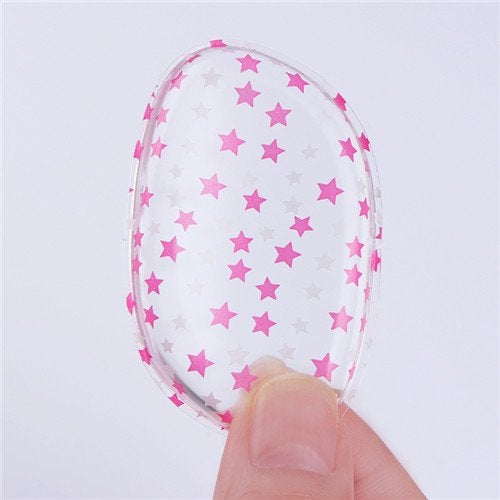 Jenna Silicone Makeup Sponge, Transparent Star, White - Image 3