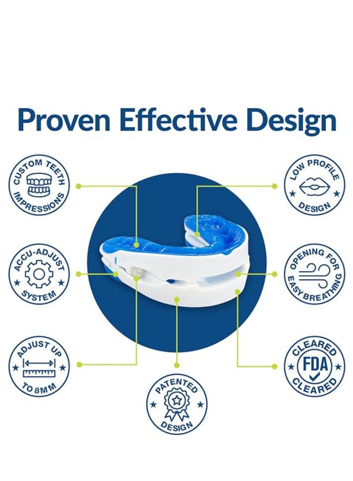 general Adjustable mouth silicone anti-snoring device night sleep aid, anti-snoring, anti-grinding braces, anti-snoring device - Image 4