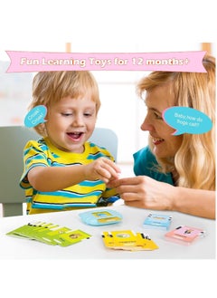 Generic Arabic English Learning Toys,510 Words Baby Talking Flash Cards, Preschool Learning Toy for Toddlers, Speech Therapy Montessori Toys for 3-6 Year Old Boys Girls Birthday Gifts(Blue)  - Image 5