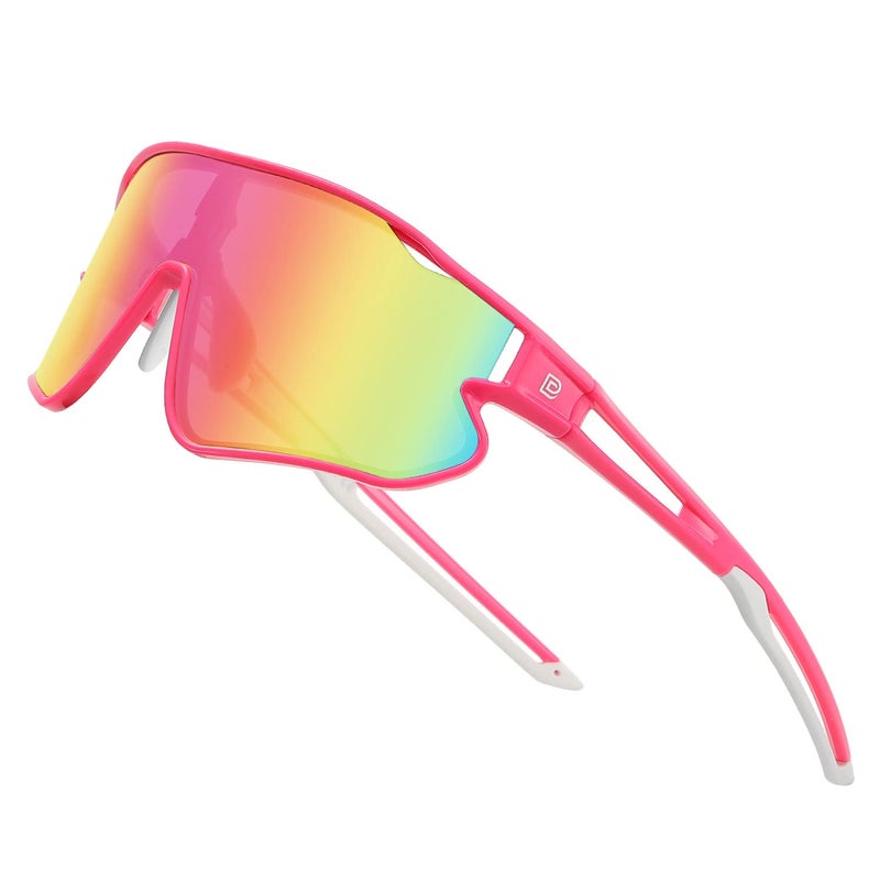 DUCO Kids Sunglasses Youth Baseball Sun Glasses Lightweight TR90 Frame UV400 Sports Cycling Shades for Boys Girls DK268 - Image 1