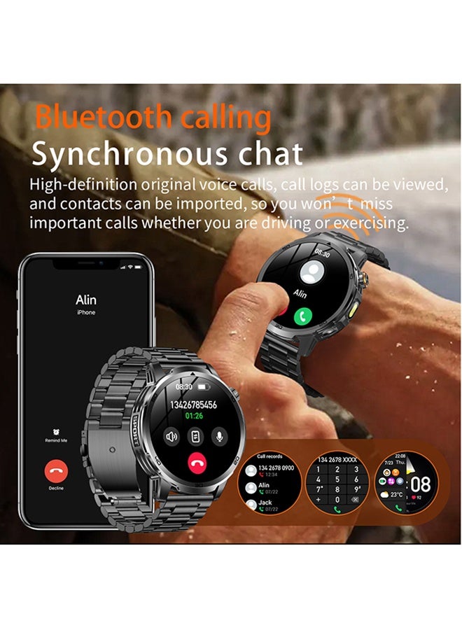 RollsTimi  Smart Watches for Men, 1.85" Smartwatch with 1000 mAh Battery LED Flashlight Sleep Monitor, Answer/Make Calls Fitness Watch for Android/iPhone - Image 5