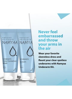 NAMYAA Dark Underarm Kit -Underarm Cream And Color Correction Mask, 100 Gram, Pack Of 2  - Image 4