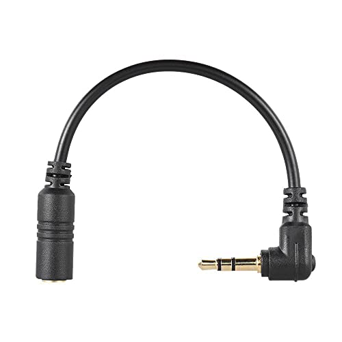 SRK A11 Microphone Adapter Cable Smartphone Cellphone Microphone Mic to PC Computer DSLR Camera Adapter 3.5 mm FEMALE to 3.5 mm MAIL. - Image 1