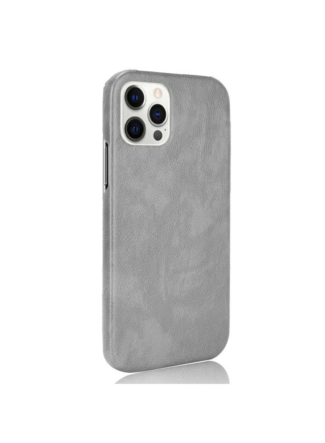 زبون جراب لهاتف iPhone 12 Pro Max مقاوم للصدمات من مادة الليتشي PC + جراب من مادة البولي يوريثان - Image 3