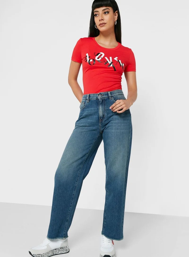 Love Moschino High Waist Jeans