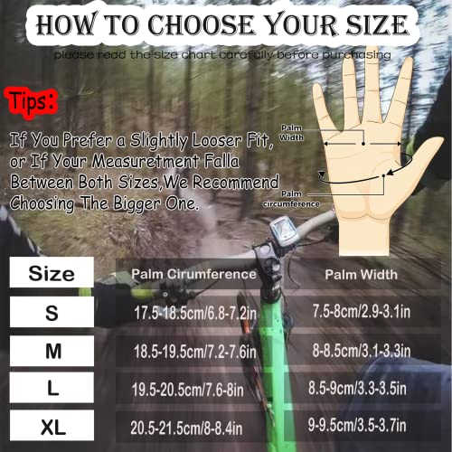 FASTGOOSE Skeleton-Paw Motorcycle Gloves for Men&Women,Cycling Glove Breathable Dirtbike Glove for ATV MTB Motocross Racing (Black, X-Large) - Image 5