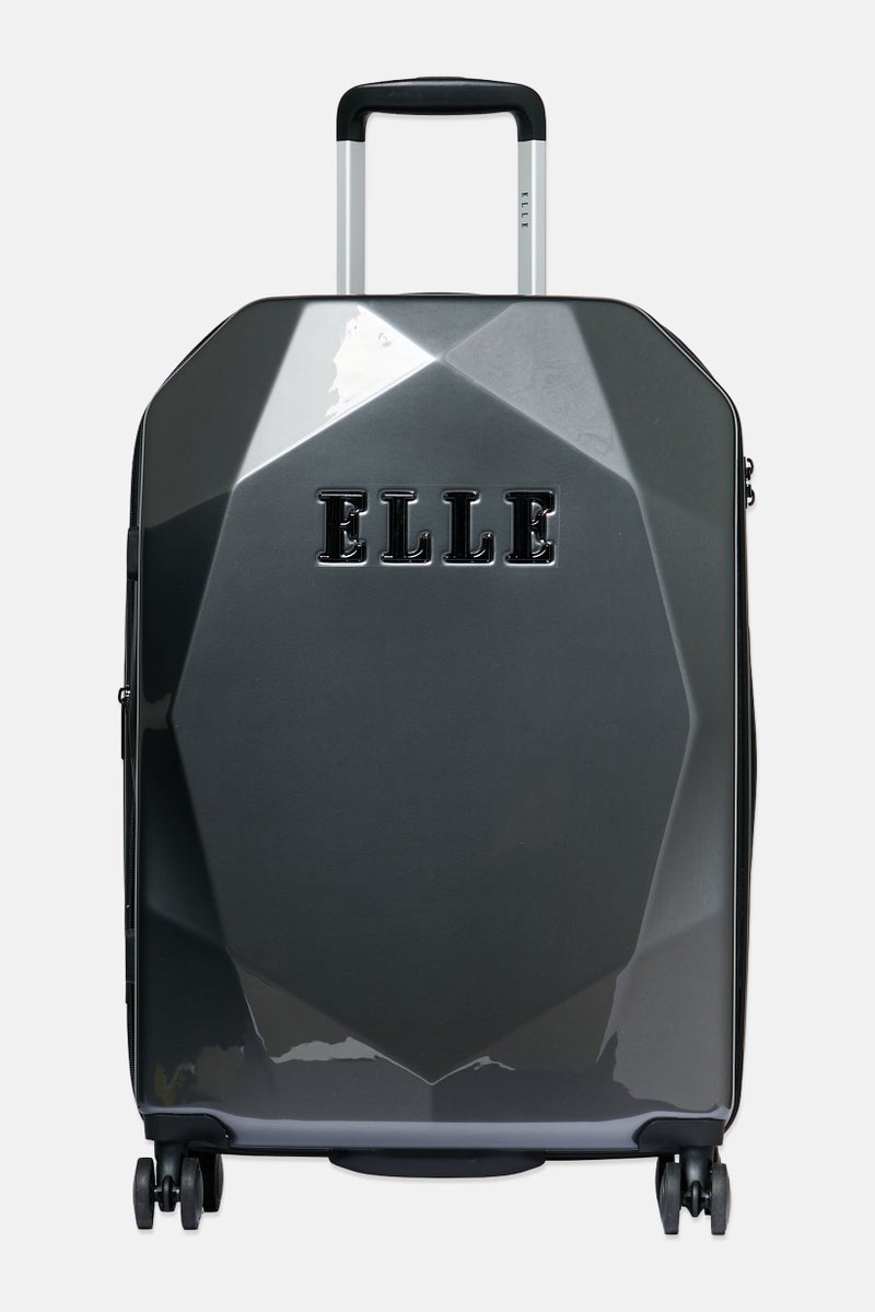 ELLE 51,5-Inch Hardshell Check In Spinner Luggage, Dark Grey - Image 1