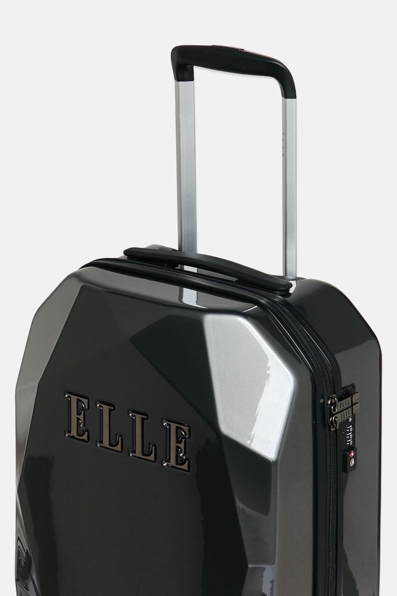 ELLE 51,5-Inch Hardshell Check In Spinner Luggage, Dark Grey - Image 5